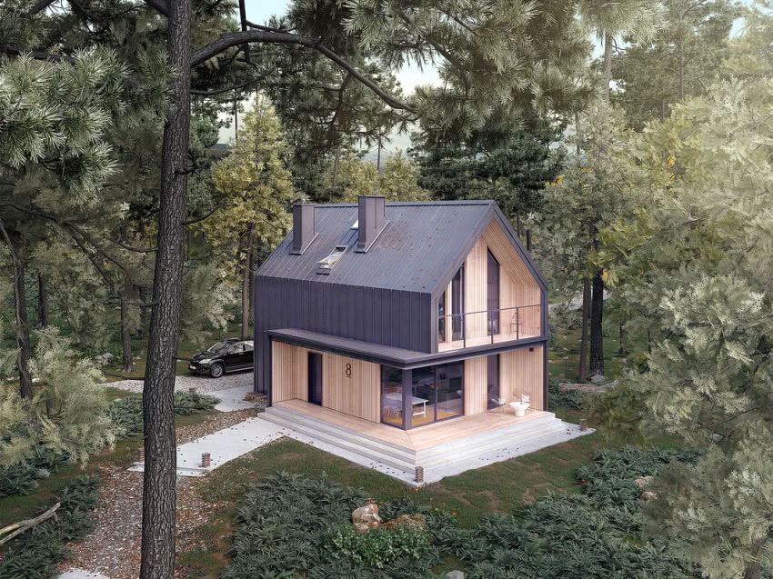 Projekt domu Malutki dr-S, Domy w Stylu