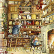 Książka Jill Barklem "W Jeżynowym Grodzie".