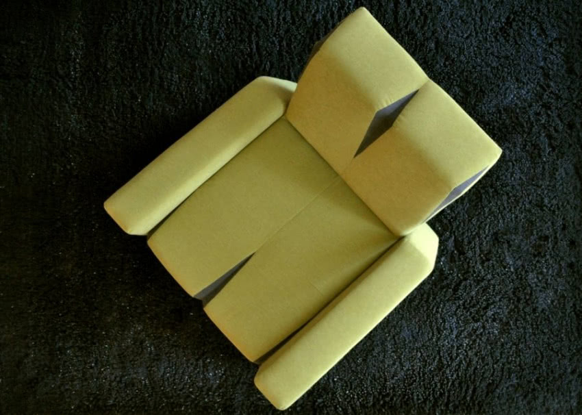 Fotel BLOXX, projekt AZE Design.