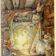 Książka Jill Barklem "W Jeżynowym Grodzie".