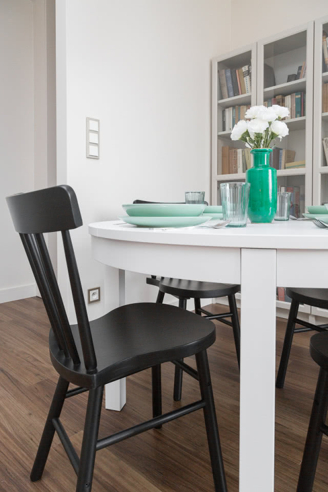 Część jadalniana w salonie