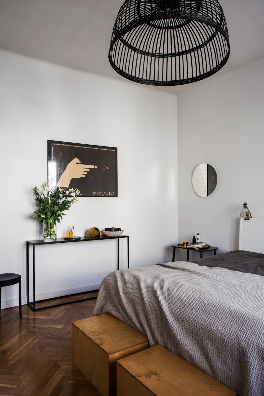 Spokojna sypialnia sprzyja relaksowi. Z...