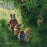 Książka Jill Barklem "W Jeżynowym Grodzie".