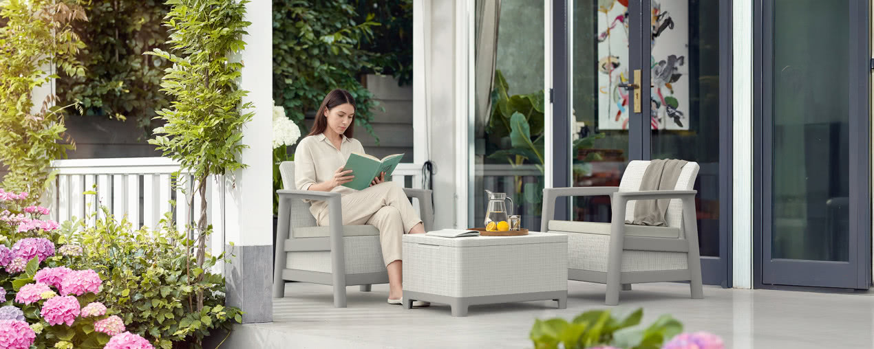 Meble SCANDI KETER - świetnie urządzony ogród na powitanie nowego sezonu