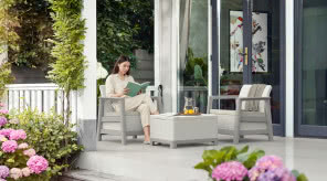 Meble SCANDI KETER - świetnie urządzony ogród na powitanie nowego sezonu