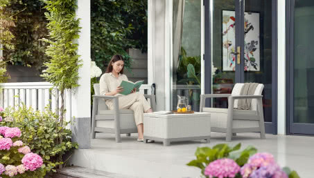 Meble SCANDI KETER - świetnie urządzony ogród na powitanie nowego sezonu
