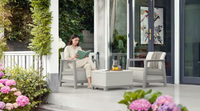 Meble SCANDI KETER - świetnie urządzony ogród na powitanie nowego sezonu