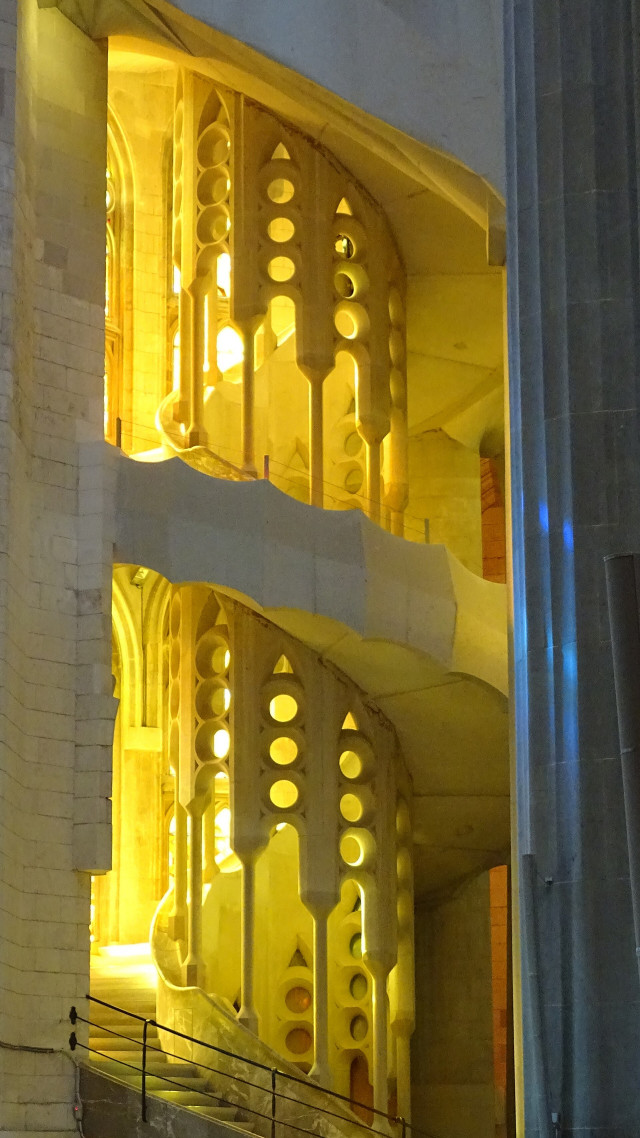 kręcone schody Sagrada Família 