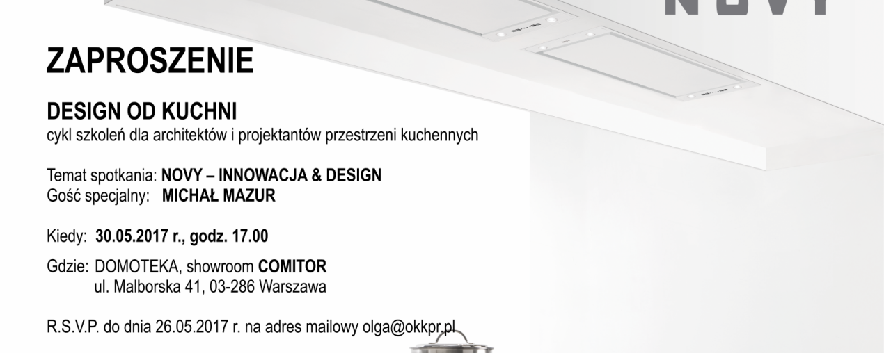 Rusza cykl szkoleń DESIGN OD KUCHNI