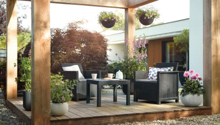 Meble na taras; przemyślany design, funkcjonalność i recykling
