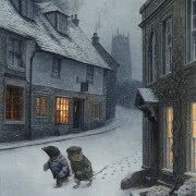 Książka Jill Barklem "W Jeżynowym Grodzie".