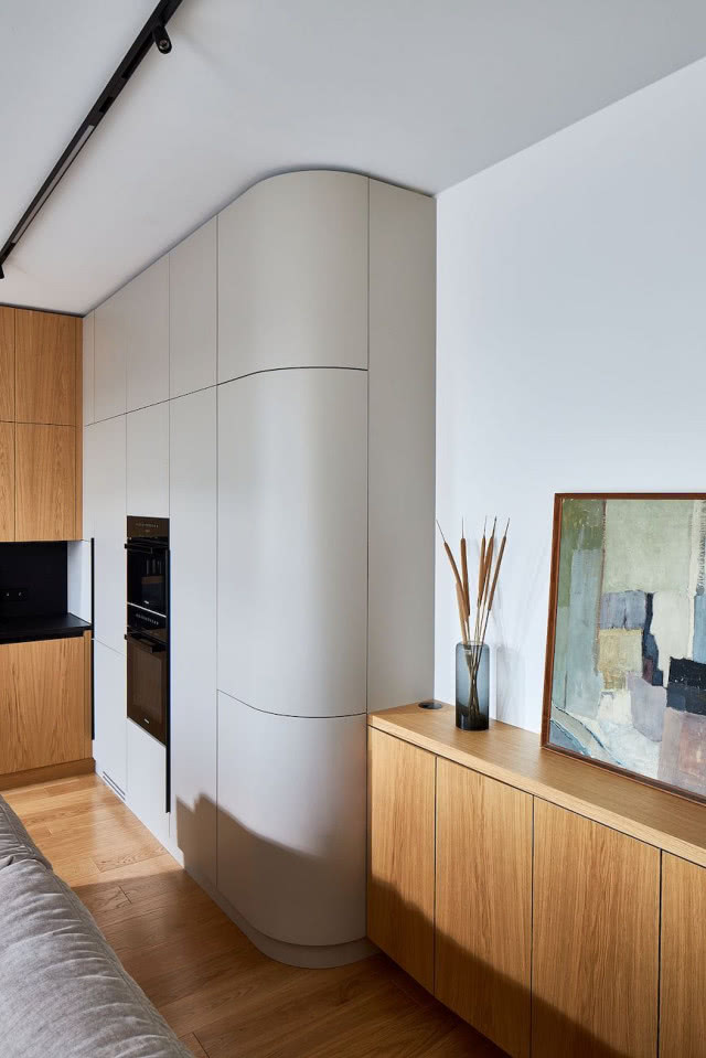 salon zabudowa na wymiar szara