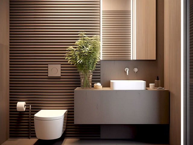 lamele nad umywalką