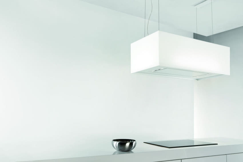 Okap 7510 Zen White 120 cm Ambient 01, fot. Novy