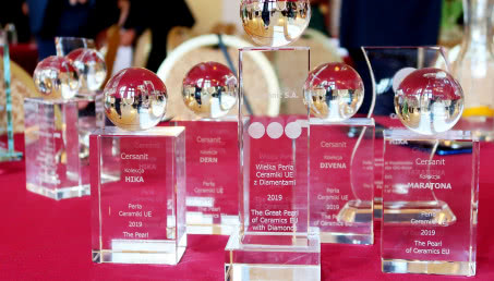 Marka Cersanit otrzymuje aż cztery nagrody w konkursie PERŁY CERAMIKI UE 2019!