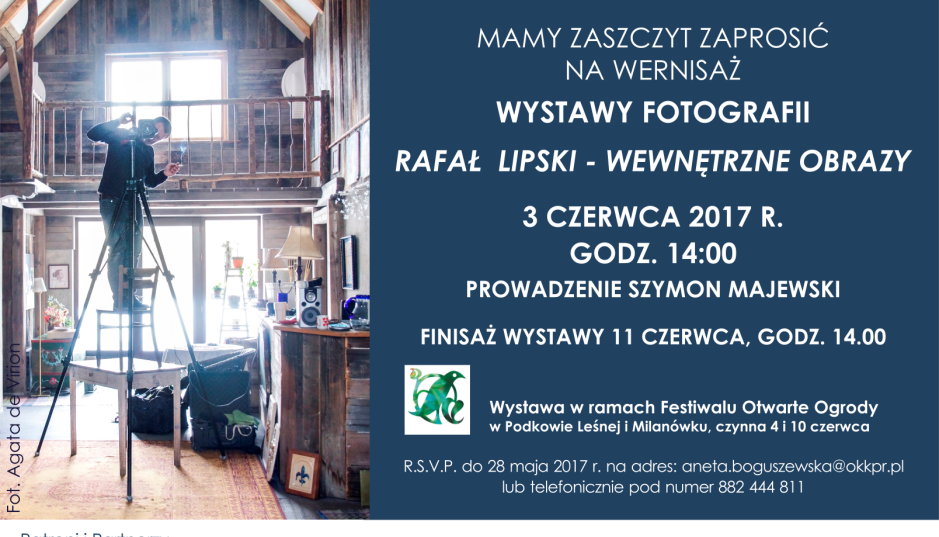 Wernisaż Wystawy fotografii RAFAŁ LIPSKI - WEWNĘTRZNE OBRAZY 