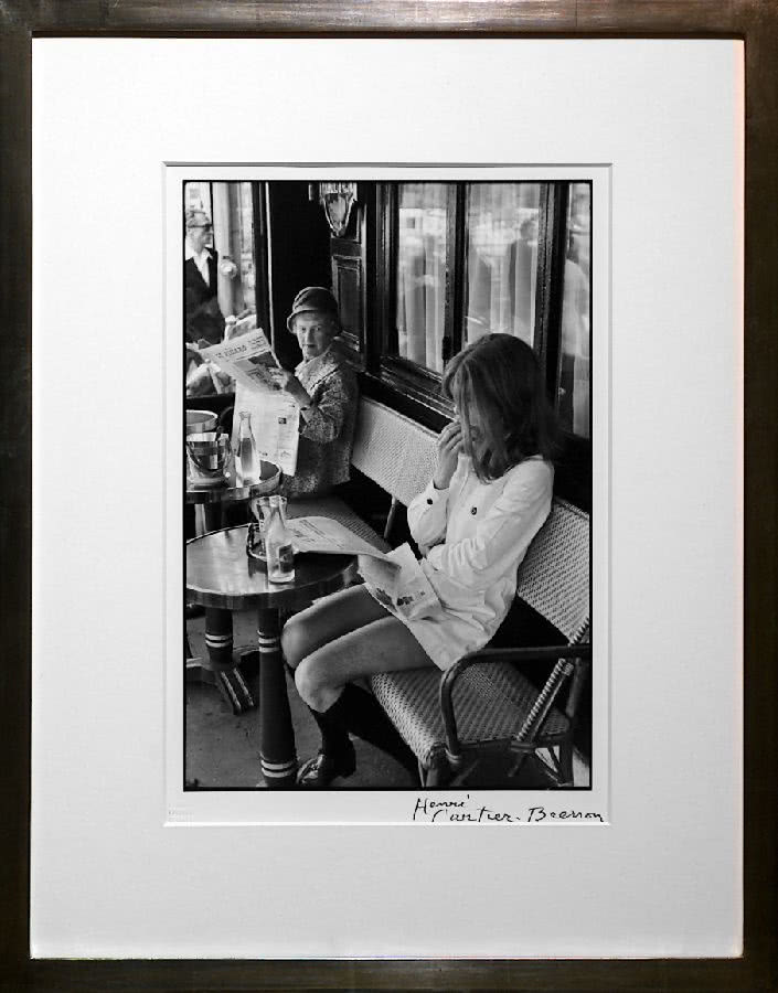 Henri Cartier-Bresson, "Brasserie Lipp", Paryż...