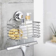 Nowoczesne białe szafki łazienkowe z imitującymi...