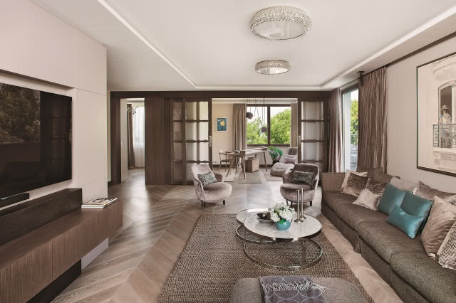 Salon w stylu glamour