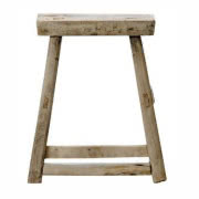 Taboret z drewna wiązowego