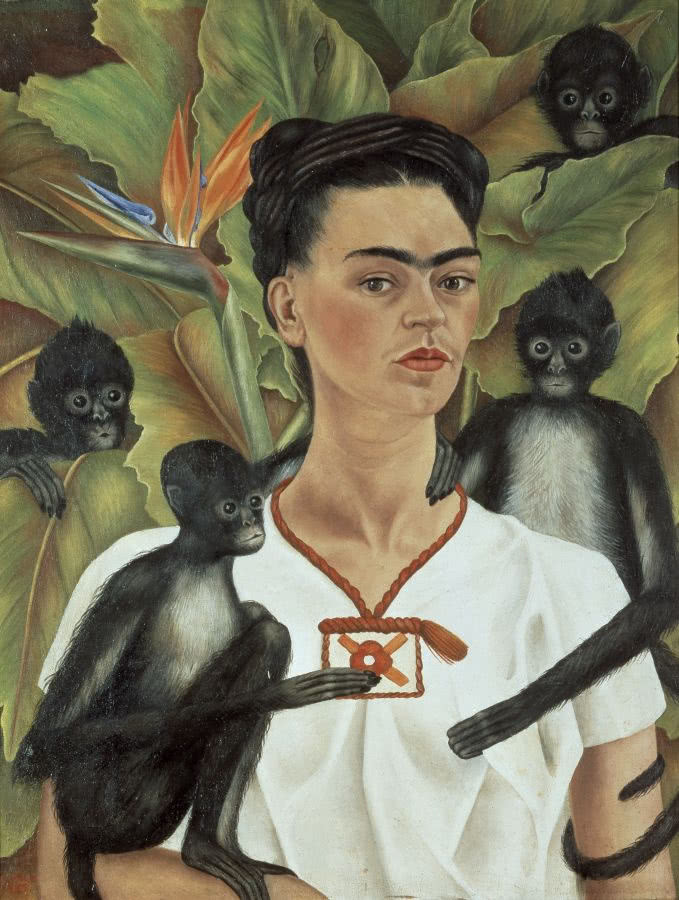 Frida Kahlo, "Autoportret z małpkami", The...