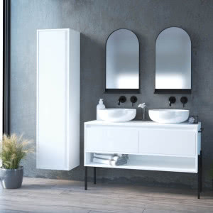 Meble do łazienki. Te kolekcje są ładne i funkcjonalne