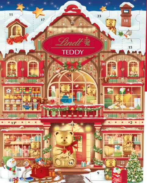 Kalendarz adwentowy Lindt 
