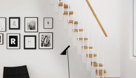 Jakie schody do wnętrza skandynawskiego?