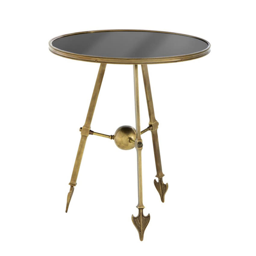 Stolik z metalu i szkła Nobils,
Eichholtz,...