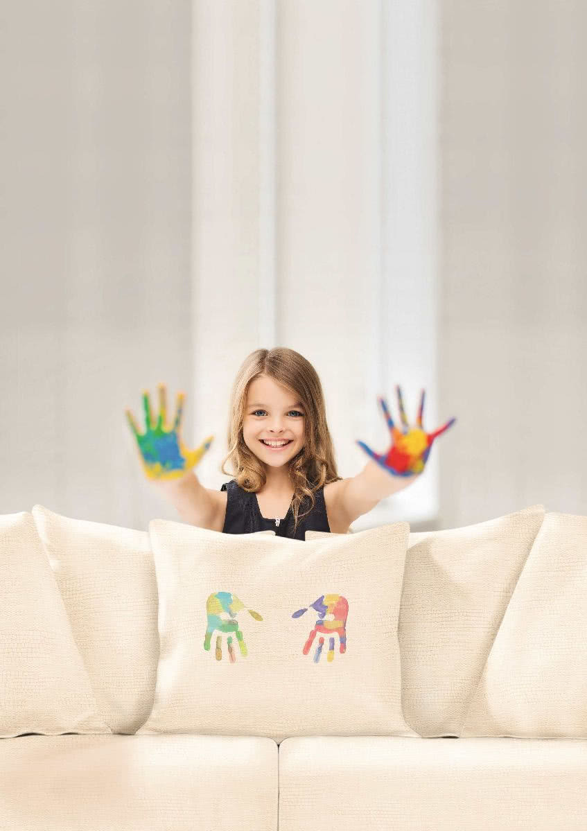 Nawet trudne plamy z tkanin Magic Home usuniemy...