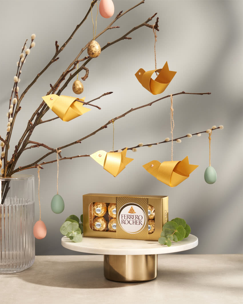 Papierowe ptaszki zdobiące bukiet bazi wykonacie...