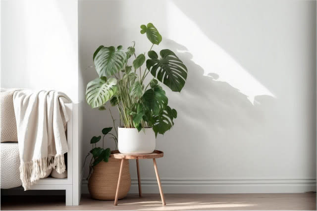 monstera w doniczce