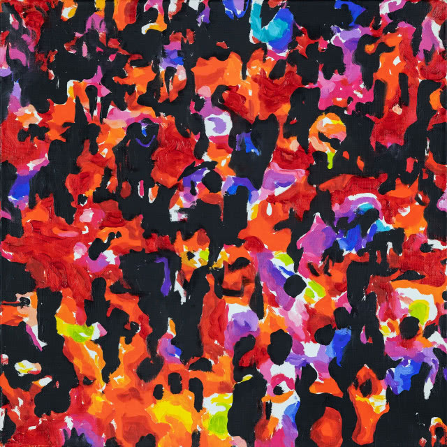 Bartek Materka 2020, olej, płótno, 50 × 50 cm