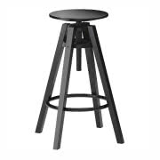 Stołek barowy, czarny, Dalfred