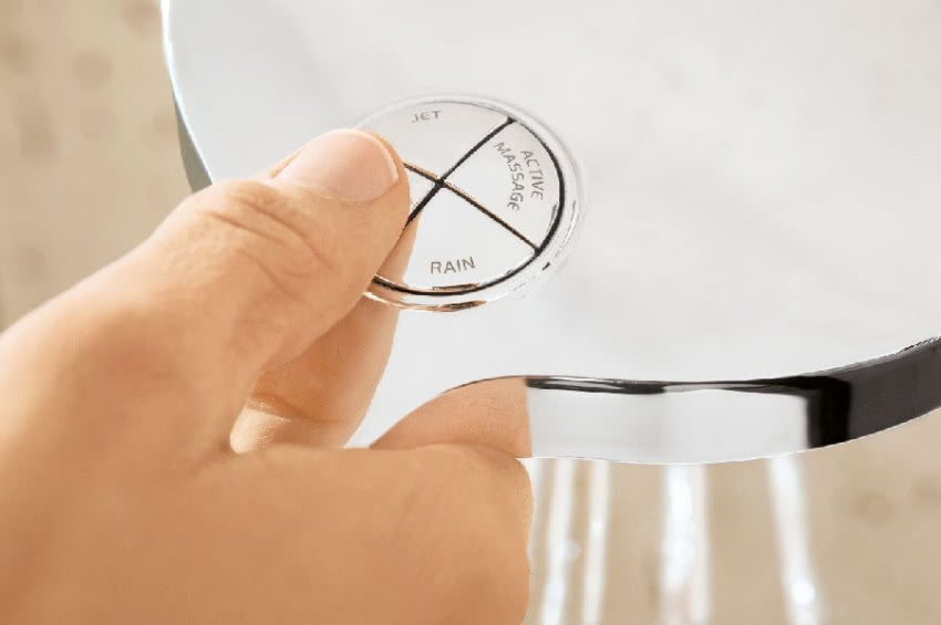 Słuchawka prysznicowa Power & Soul: 4 przyciski...