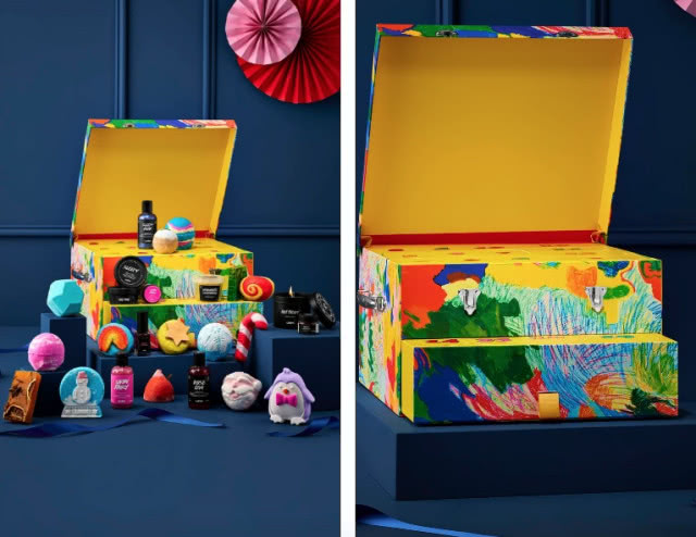 Kalendarz adwentowy Lush 2024