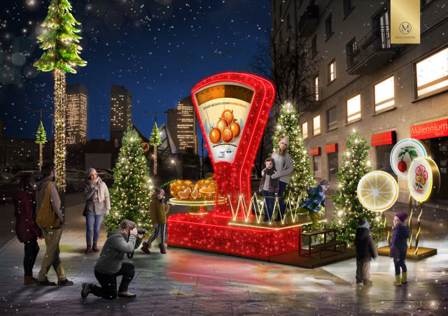 iluminacje na Krakowskim Przedmieściu  - waga