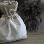 Ręcznie robiony woreczek zapachowy z lawendą,...