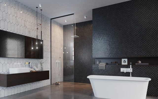 Radaway walk-in Modo X Black II