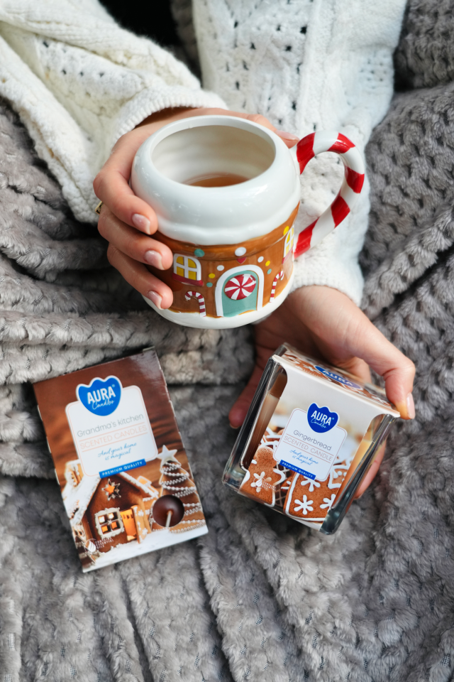 Poczuj magię Świąt z marką Aura - świece, które otulą Twój dom zapachem i blaskiem