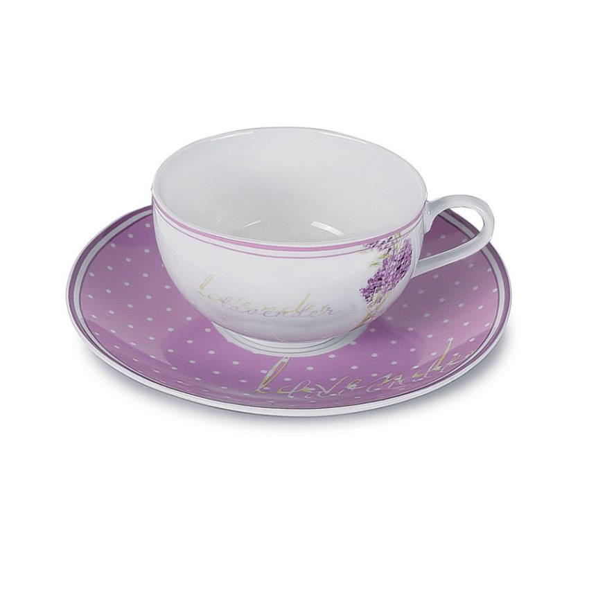 Filiżanka ze spodkiem z serii Lawenda, Vittore...