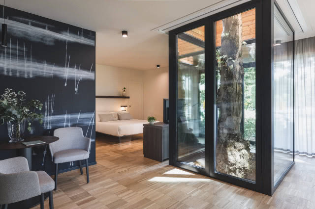 domek drewniany wnętrze