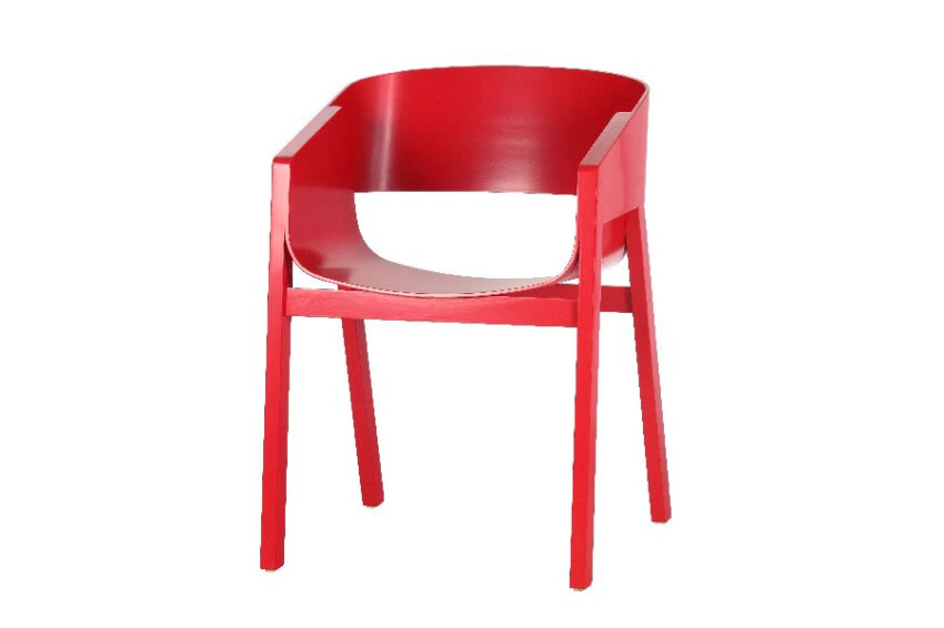 Solidne drewniane krzesło Merano zrobione z...