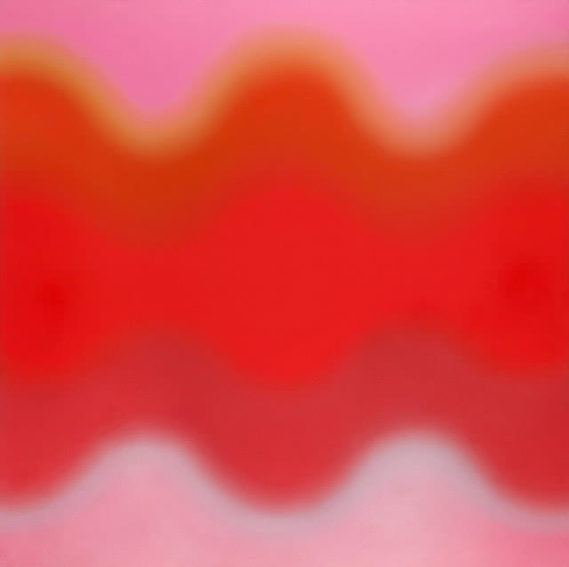 Wojciech Fangor czerwony obraz pop-art