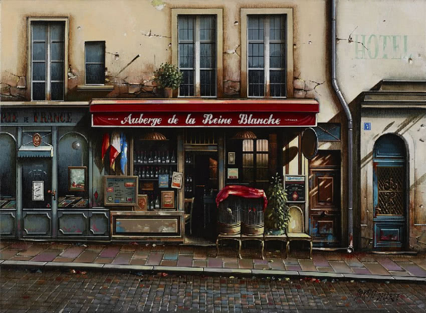 Jan Stokfisz Delarue, "Auberge de la Reine...