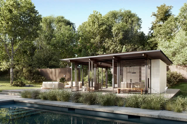 duży pawilon wolnostojący