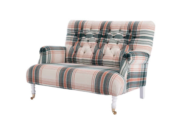 kanapa na kabriolowych nogach, szparówka