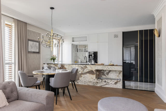 kuchnia otwarta na salon