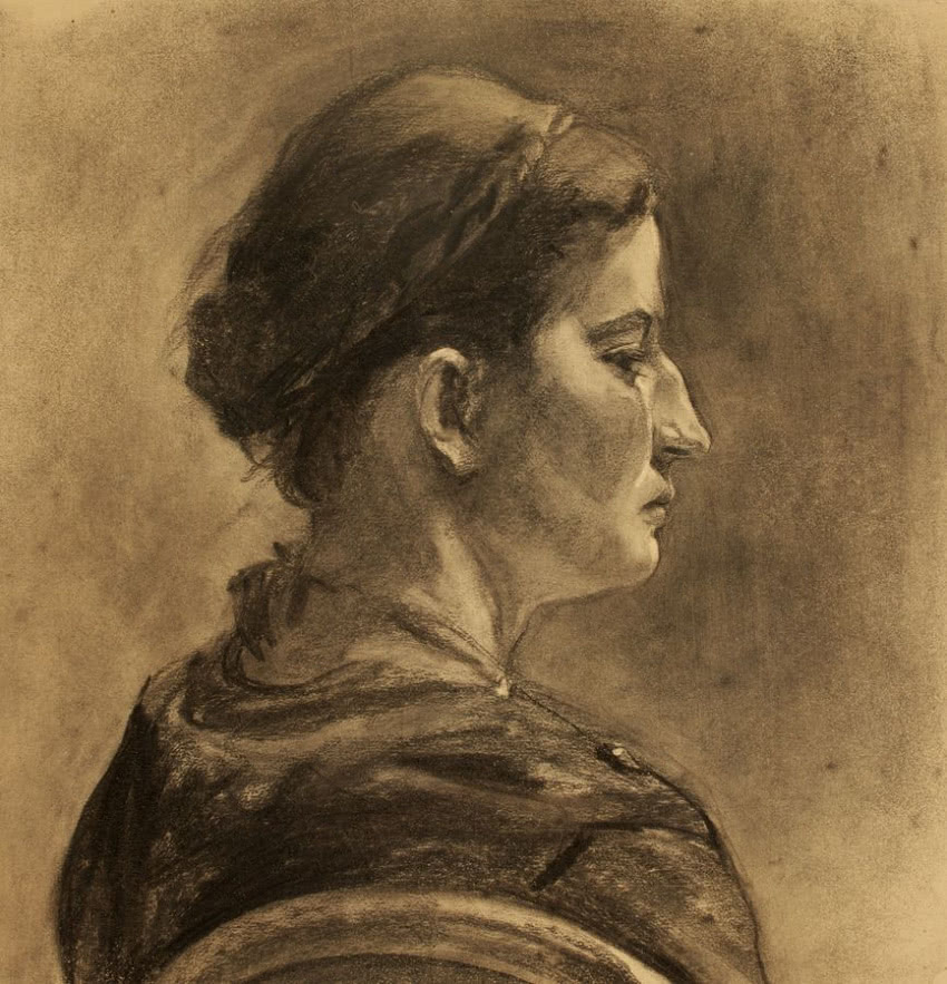 Zofia Piramowicz, "Matka", ok. 1904, ołówek,...