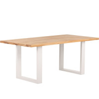 Stół z litego drewna Oliver, Westwing Collection
